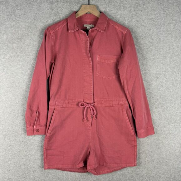 Outerknown Pants - Outerknown‎  Romper Womens XS Orange Wander 100% Organic Cotton Boho NEW